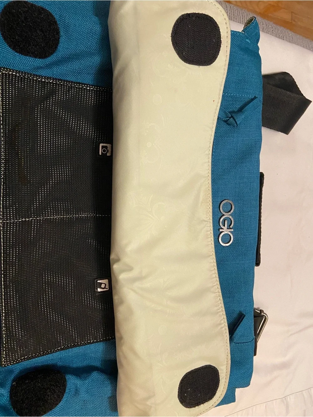 OGIO Blue Laptop Messenger Bag Tech Organizer Padded Tablet Compartment